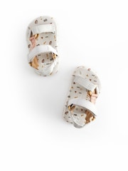 Neutral Print Bright Baby Trekker Sandals (0-24mths) - Image 4 of 6