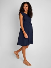 Vestido de maternidade JoJo Maman Bébé Broderie Anglaise - Imagem 1 de 3