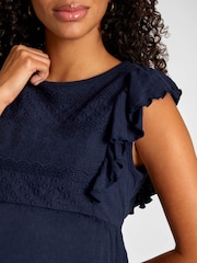 Vestido de maternidade JoJo Maman Bébé Broderie Anglaise - Imagem 3 de 3