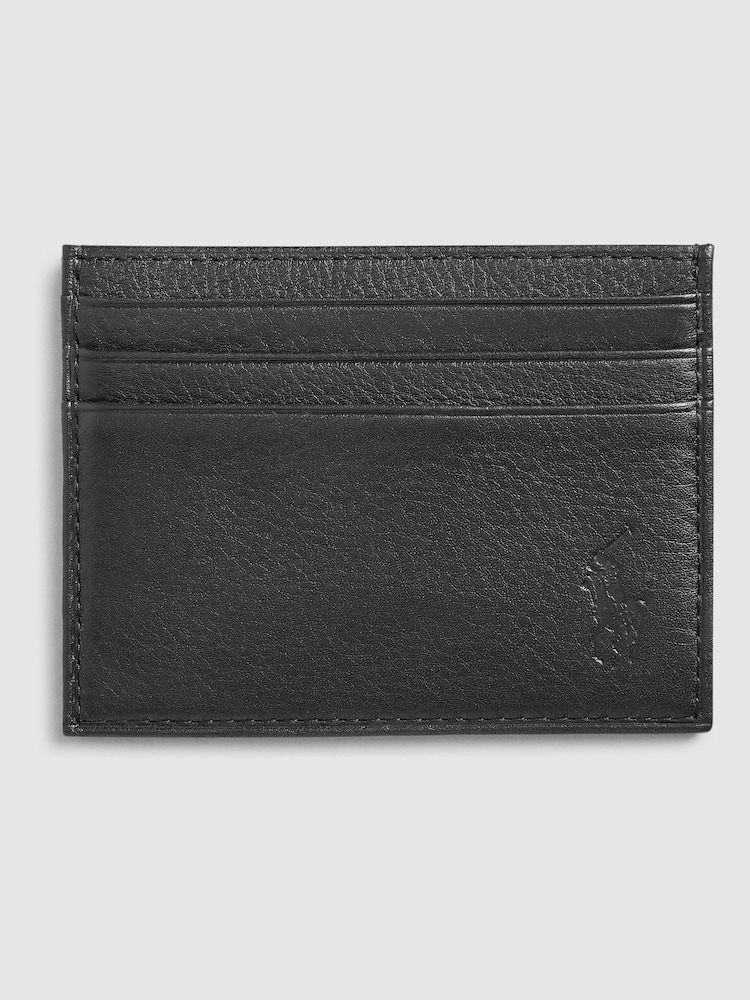 Polo Ralph Lauren Black Leather Card Holder - Image 2 of 4