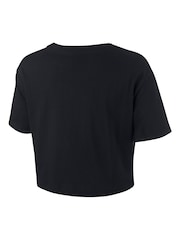 Nike Black Essential Futura Cropped T-Shirt - Image 5 of 5
