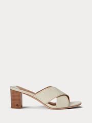 Lauren Ralph Lauren Freddi Tumbled Leather Sandals - Image 2 of 5