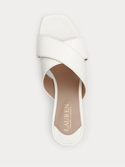 Lauren Ralph Lauren Freddi Tumbled Leather Sandals - Image 3 of 5