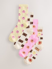 Assorted Biscuits Ankle Socks 4 Pack - Image 1 of 7