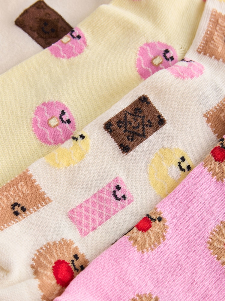 Assorted Biscuits Ankle Socks 4 Pack - Image 7 of 7