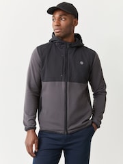 Peter Millar Black Vail Hoodie Jacket - Image 1 of 4