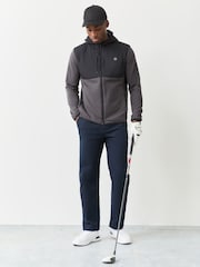 Peter Millar Black Vail Hoodie Jacket - Image 3 of 4