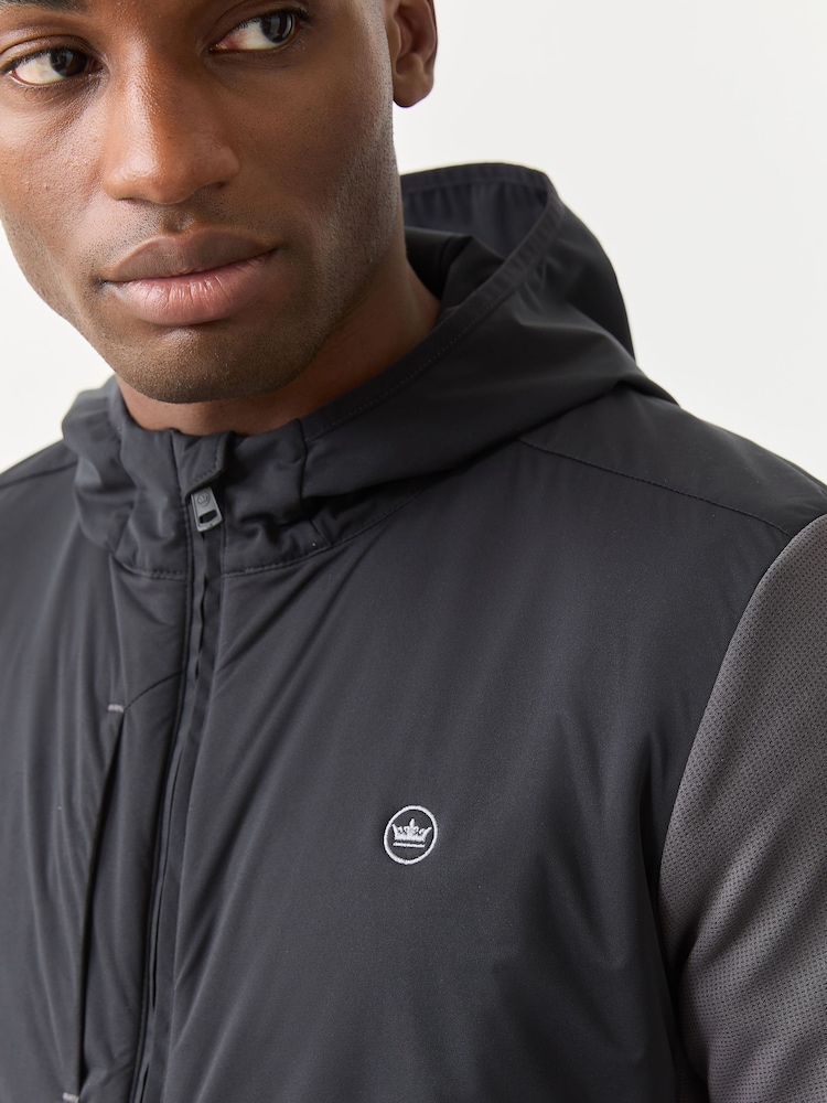 Peter Millar Black Vail Hoodie Jacket - Image 4 of 4