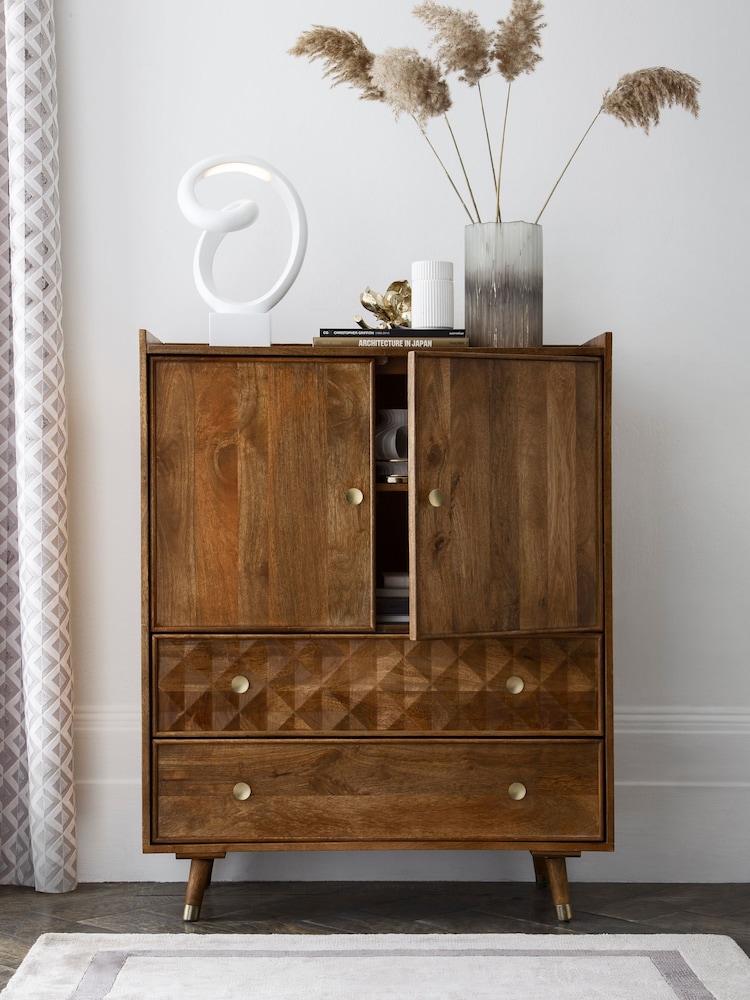 Dark Lloyd Mango Wood Cabinet - Image 2 of 8
