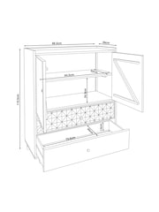Dark Lloyd Mango Wood Cabinet - Image 2 of 6