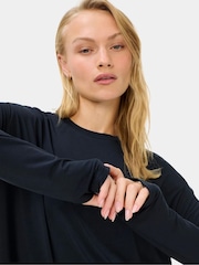 Sweaty Betty Soft Flow Studio Langermet Topp - Bilde 3 av 5