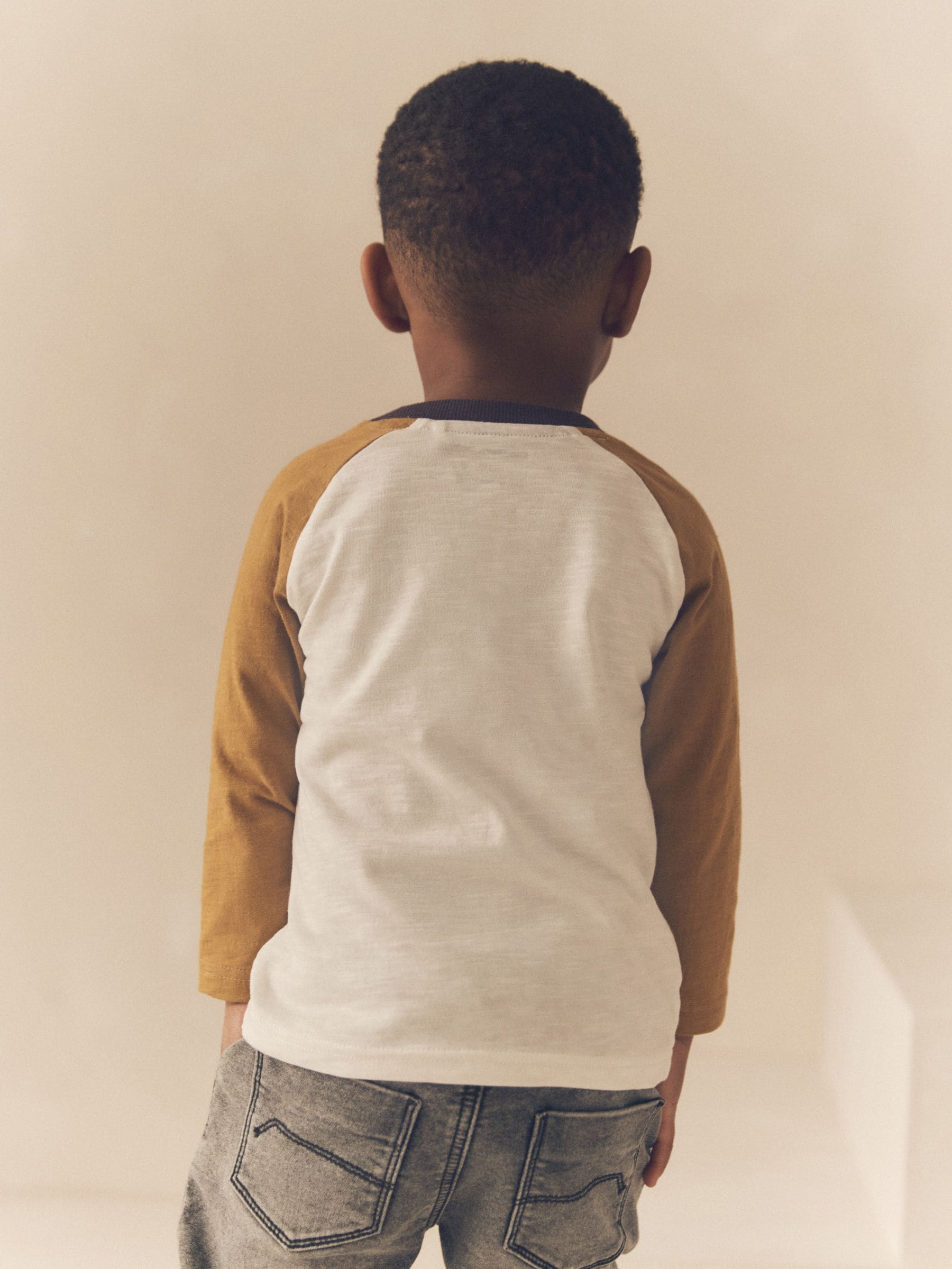 Buy Ochre/Cream Dinosaur Long Sleeve Character T-Shirt Buy Ochre/Cream Dinosaur Long Sleeve Character T-Shirt