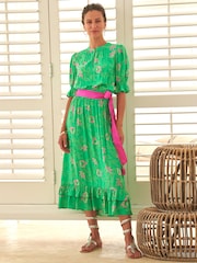Aspiga Green Melanie EcoVero™ Dress - Image 1 of 4