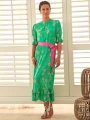 Aspiga Green Melanie EcoVero™ Dress - Image 3 of 4