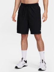 Nike Black Form Dri-FIT 9 inch Unlined Training Shorts - Image 1 of 13