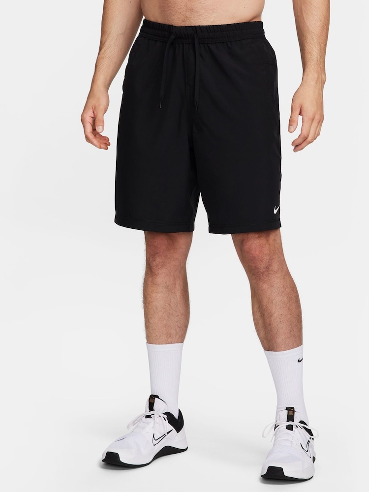 Nike Black Form Dri-FIT 9 inch Unlined Training Shorts - Image 1 of 13