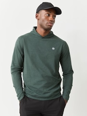 Peter Millar Green Ardent Air Performance Hoodie - Image 1 of 4