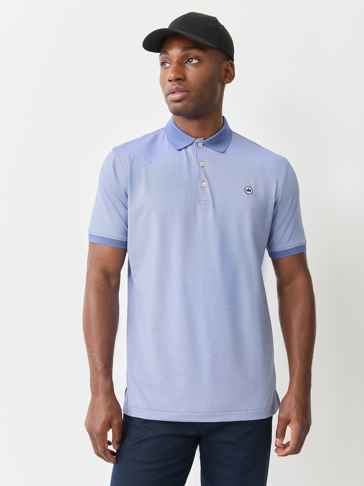 Peter Millar Holden Performance Jersey Knit Collar Polo Shirt - Obraz 1 z 4 Peter Millar Holden Performance Jersey Knit Collar Polo Shirt - Obraz 1 z 4