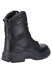 Amblers Safety Black Combat Waterproof Lace-Up Boots - Image 3 of 5