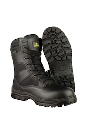 Amblers Safety Black Combat Waterproof Lace-Up Boots - Image 4 of 5