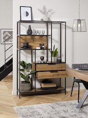 Dark Bronx Glass Storage Shelf - Image 4 of 10