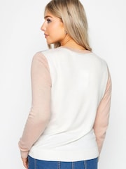 Pink - M&Co Pullover mit Blockfarben - Bild 2 von 4