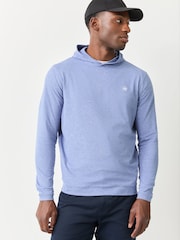 Peter Millar Blue Ardent Air Performance Hoodie - Image 1 of 4