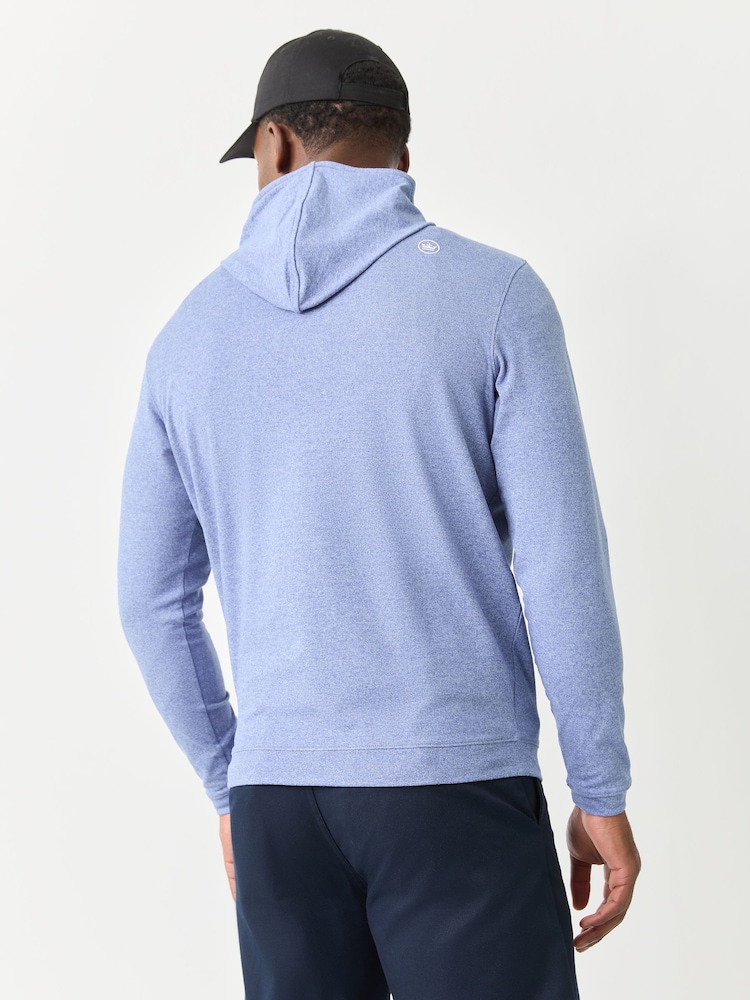 Peter Millar Blue Ardent Air Performance Hoodie - Image 2 of 4
