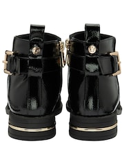 Lotus Black Zip-Up Ankle Boots - Image 3 of 4