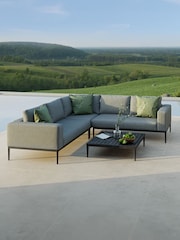 Maze Grey Garden Eve Corner Sofa In All Weather Fabric - Image 1 of 6