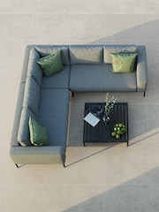 Maze Grey Garden Eve Corner Sofa In All Weather Fabric - Image 3 of 6