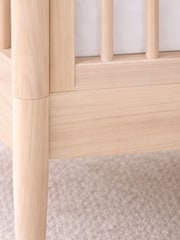 Gaia Baby White Natural Ash Eos Nursery Cot Bed - Image 3 of 5