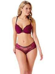 Sujetador escotado de encaje con relleno Superboost morado de Gossard - Imagen 2 de 11