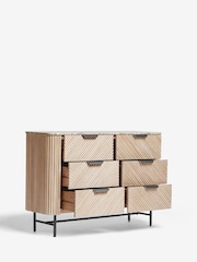 Natural Valencia Marble and Mango Wood 6 Drawer Chest of Drawers - Image 7 of 11