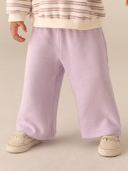 Cream Long Sleeve Top and Wide Leg Trousers Set (3mths-7yrs) - Image 3 of 4