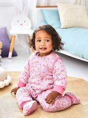 JoJo Maman Bébé Pink Hedgehog 2.5 Tog Sleep Snuggler - Image 1 of 5