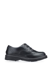 Start-Rite Black Leather Wide Fit School Shoes - Image 1 of 7