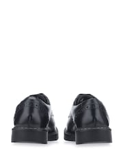 Start-Rite Black Leather Wide Fit School Shoes - Image 4 of 7