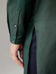 Dark Green Regular Fit Signature Cotton Kurta - Image 5 of 5