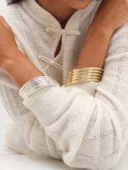 Mood Gold Gold Multi Bangle Pack - Image 1 of 3
