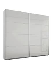 Rauch Grey 1.8m Sliding Courtney Glass Semi Fitted Wardrobe - Image 3 of 3