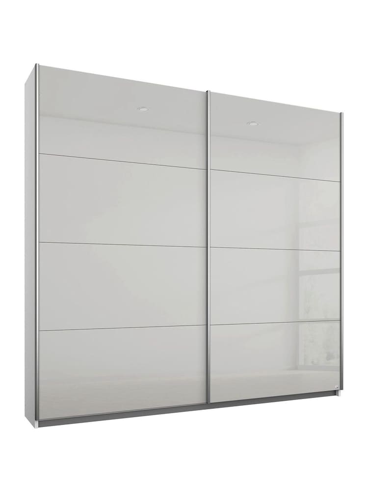 Rauch Grey 1.8m Sliding Courtney Glass Semi Fitted Wardrobe - Image 3 of 3