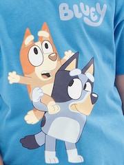 Character Blue 100% Cotton T-Shirt - Image 4 of 4