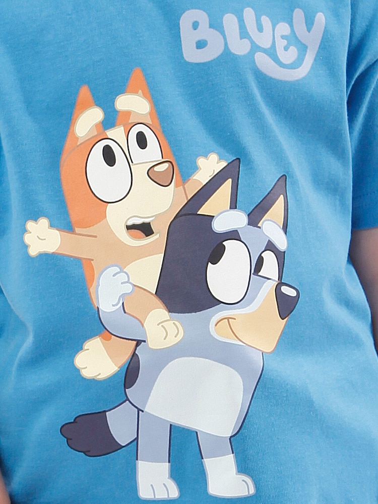 Character Blue 100% Cotton T-Shirt - Image 4 of 4