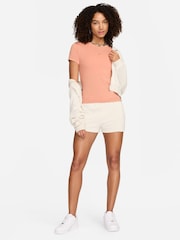 Nike Brown Chill Knit Mod Crop T-Shirt - Image 5 of 5