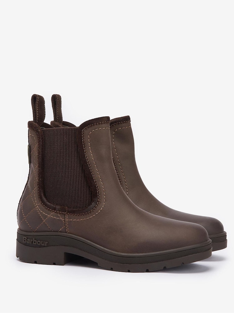 Barbour® Brown Birch Waterproof Chelsea Boots - Image 2 of 5