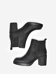 ONLY Black Heeled Ankle Boots - Image 4 of 5