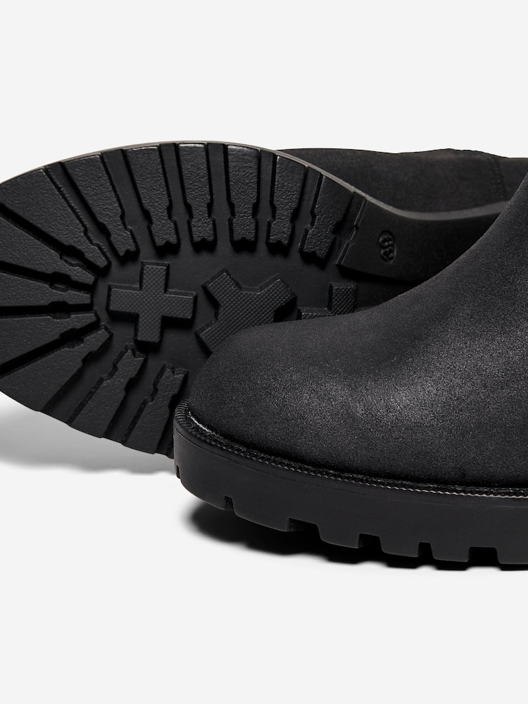ONLY Black Heeled Ankle Boots - Image 5 of 5