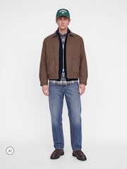 Jack & Jones קרדיגן סרוג עם צווארון גבוה ורוכסן - תמונה 4 מתוך 8