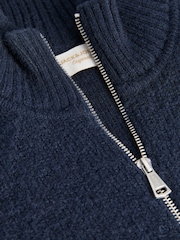 Jack & Jones קרדיגן סרוג עם צווארון גבוה ורוכסן - תמונה 7 מתוך 8